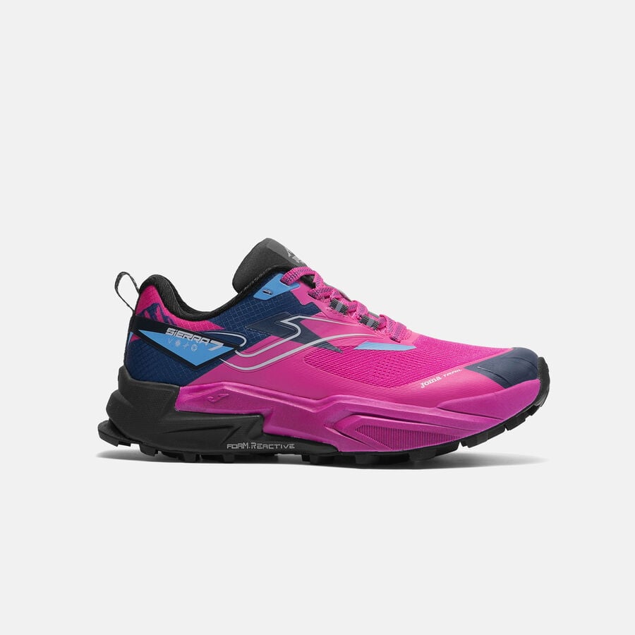 ZAPATILLAS TRAIL RUNNING SIERRA LADY 2610 FUCSIA AZUL MARINO - 1