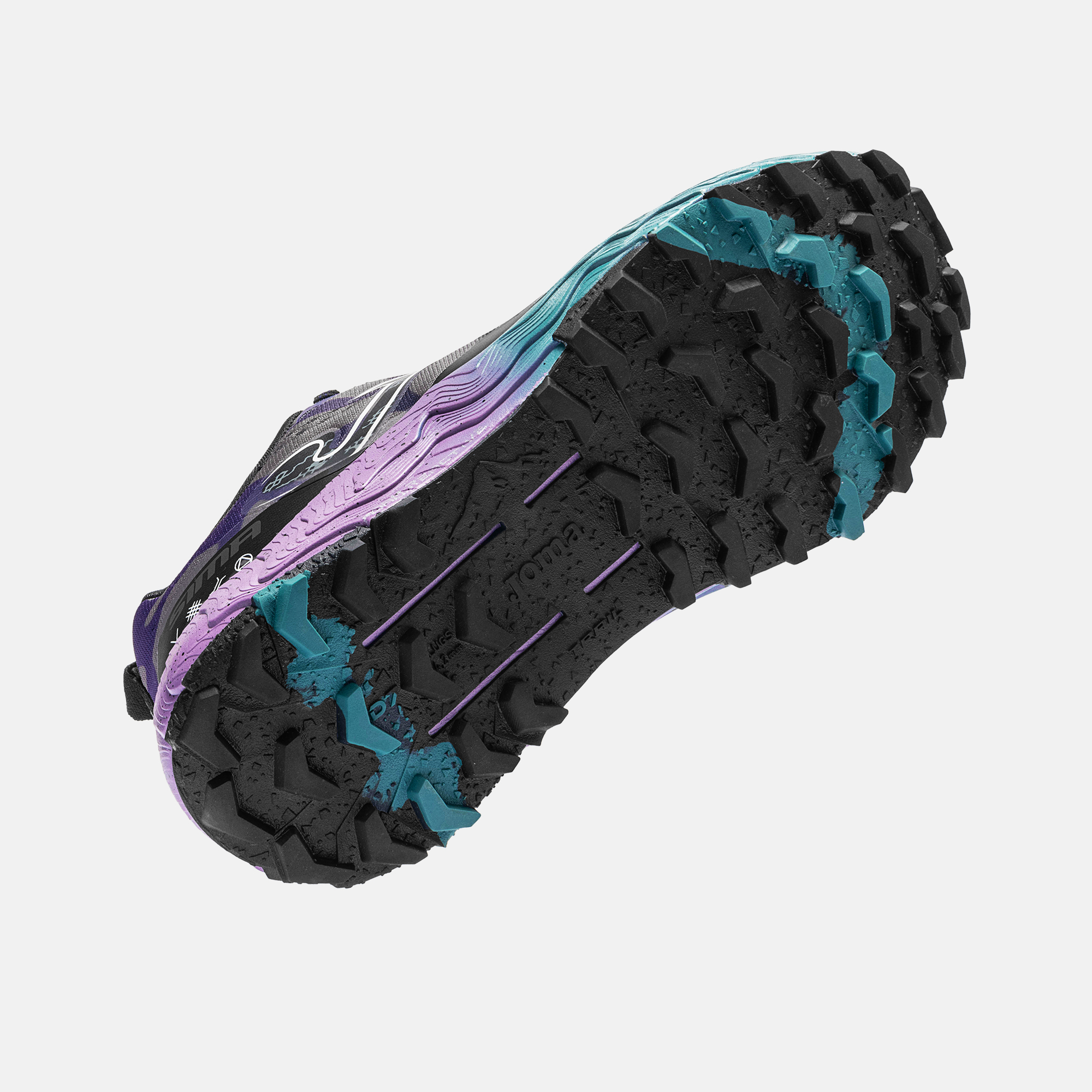 ZAPATILLAS TRAIL RUNNING SIMA LADY 2631 NEGRO MORADO - 2