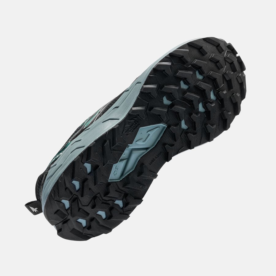 ZAPATILLAS TRAIL RUNNING SHOCK MEN 2601 NEGRO VERDE - 5