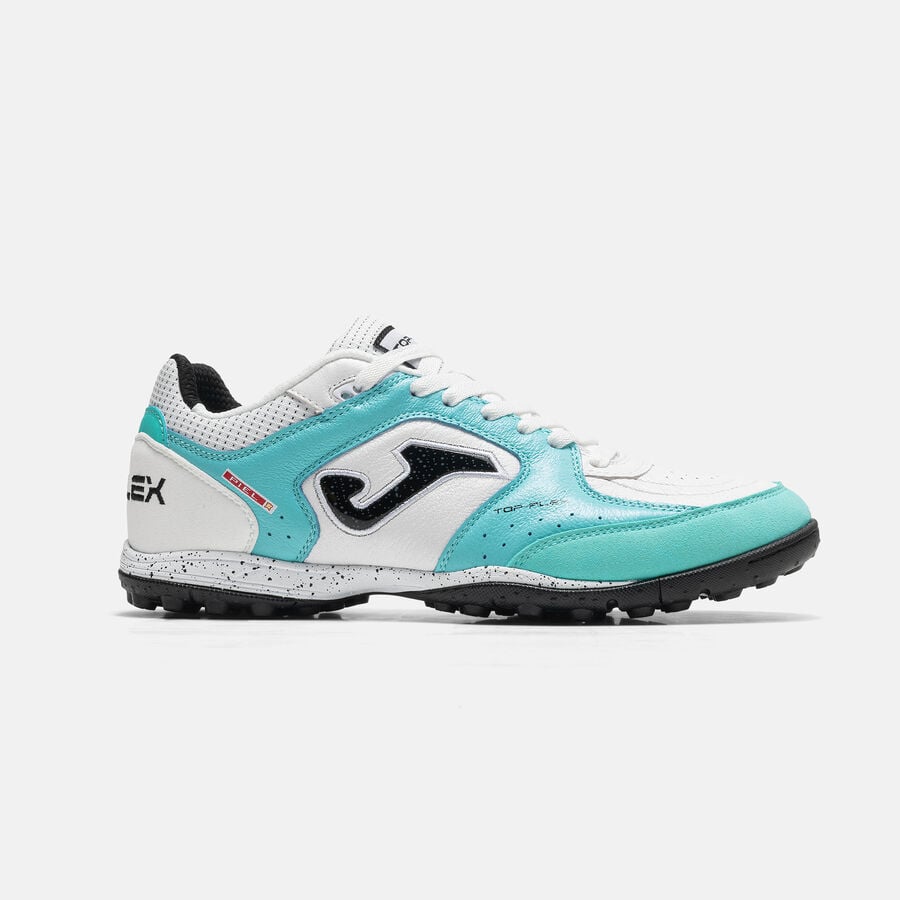ZAPATILLAS FUTBOL TOP FLEX 2642 TF BLANCO CELESTE - 1