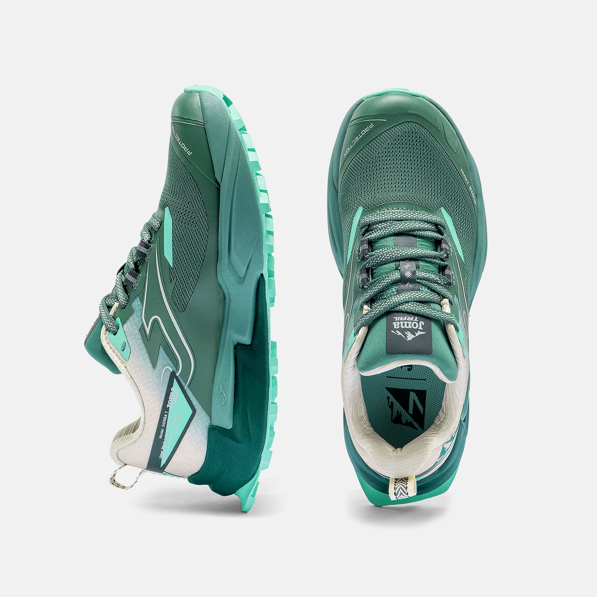 ZAPATILLAS TRAIL RUNNING SIERRA LADY 2612 VERDE - 3