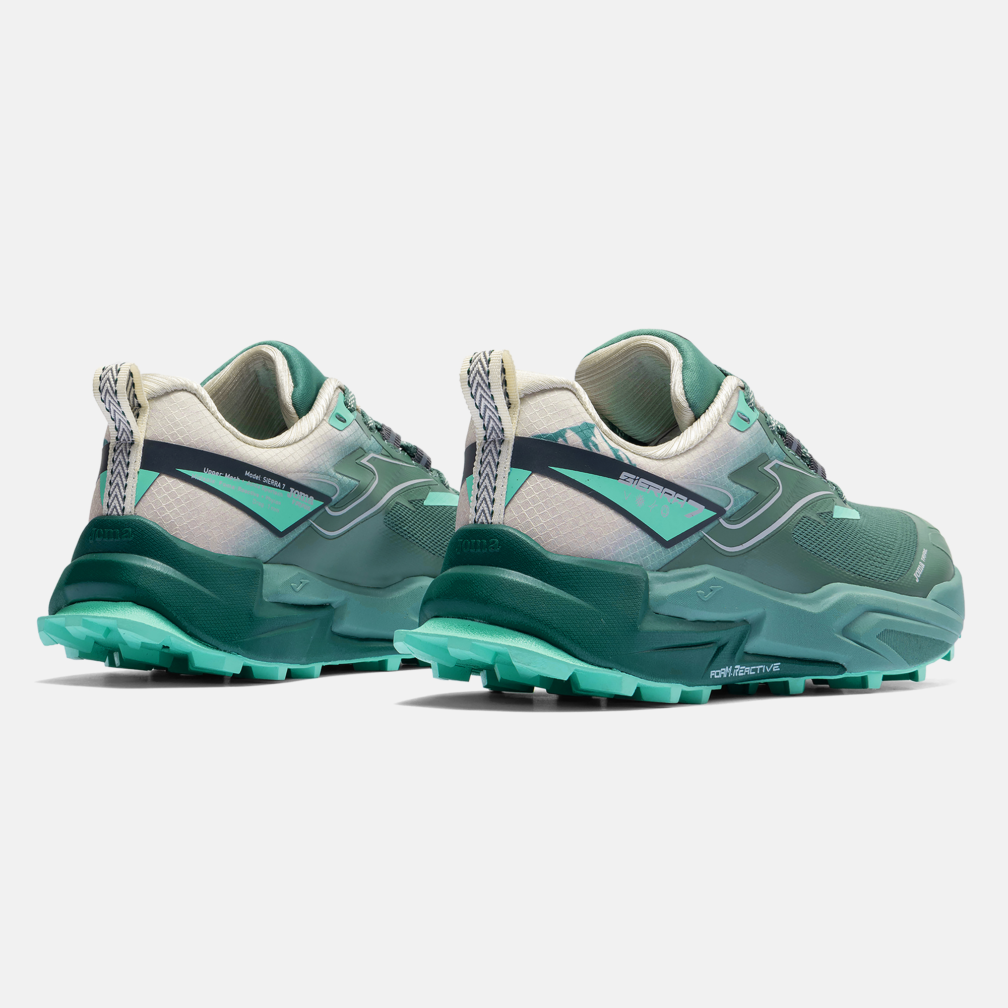 ZAPATILLAS TRAIL RUNNING SIERRA LADY 2612 VERDE - 4