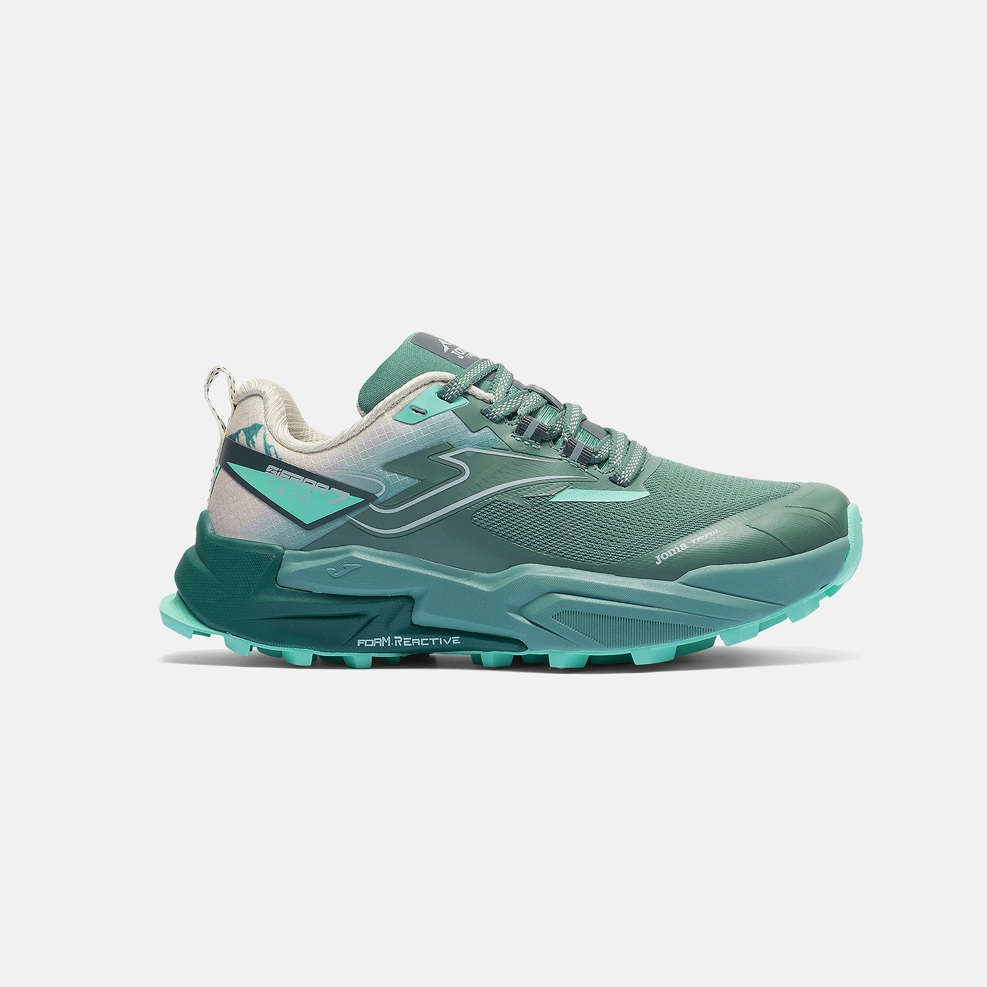 ZAPATILLAS TRAIL RUNNING SIERRA LADY 2612 VERDE - 5