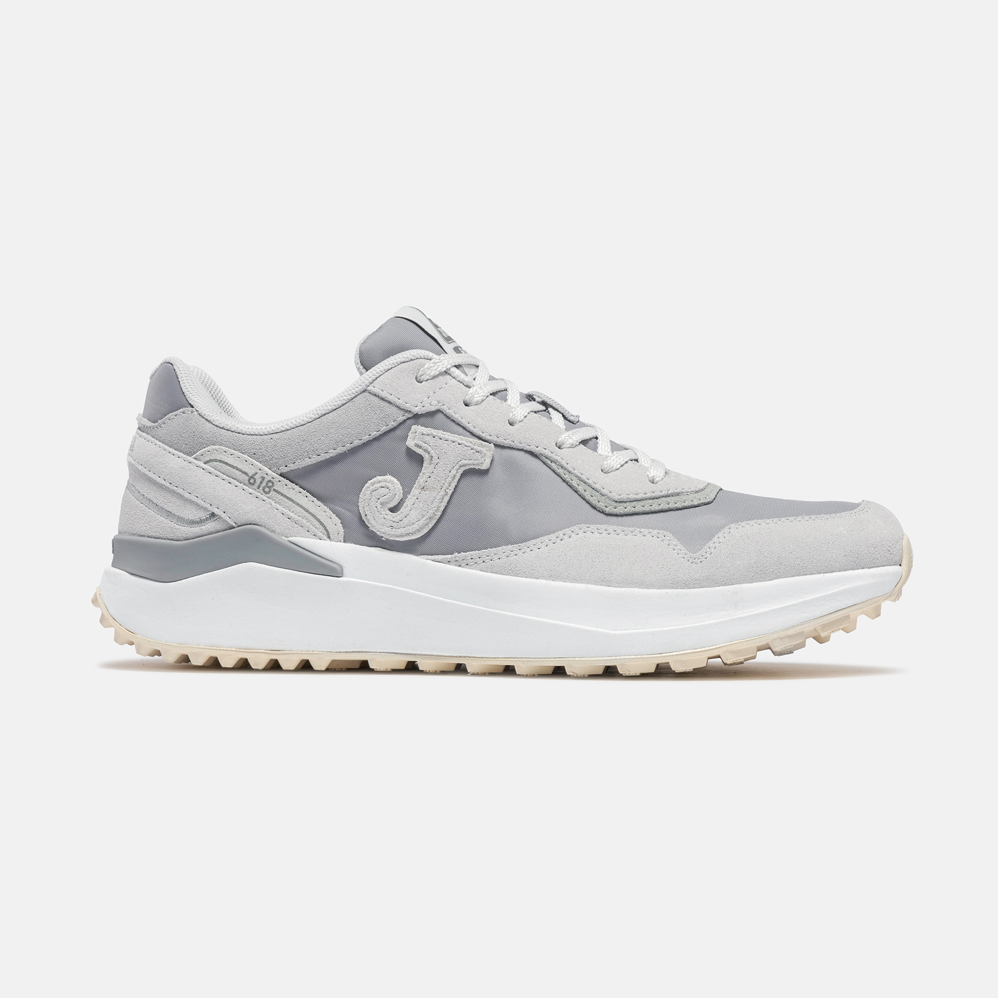 ZAPATILLAS CASUALES C.618 MEN 2612 GRIS CLARO PLOMO - 1