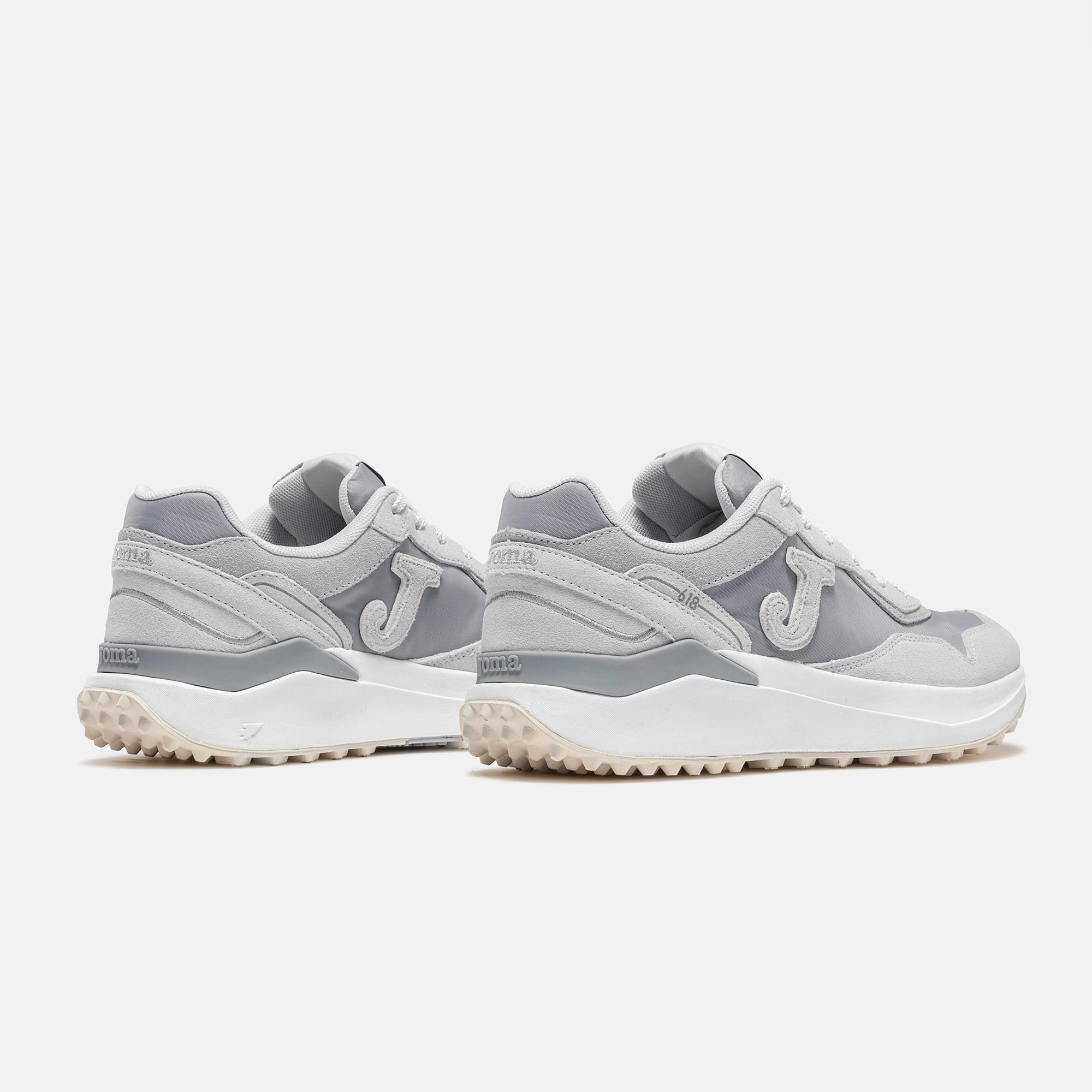 ZAPATILLAS CASUALES C.618 MEN 2612 GRIS CLARO PLOMO - 4