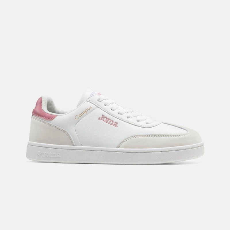 ZAPATILLAS CASUALES CAMPUS LADY 2613 BLANCO BEIGE ROSADO - 1