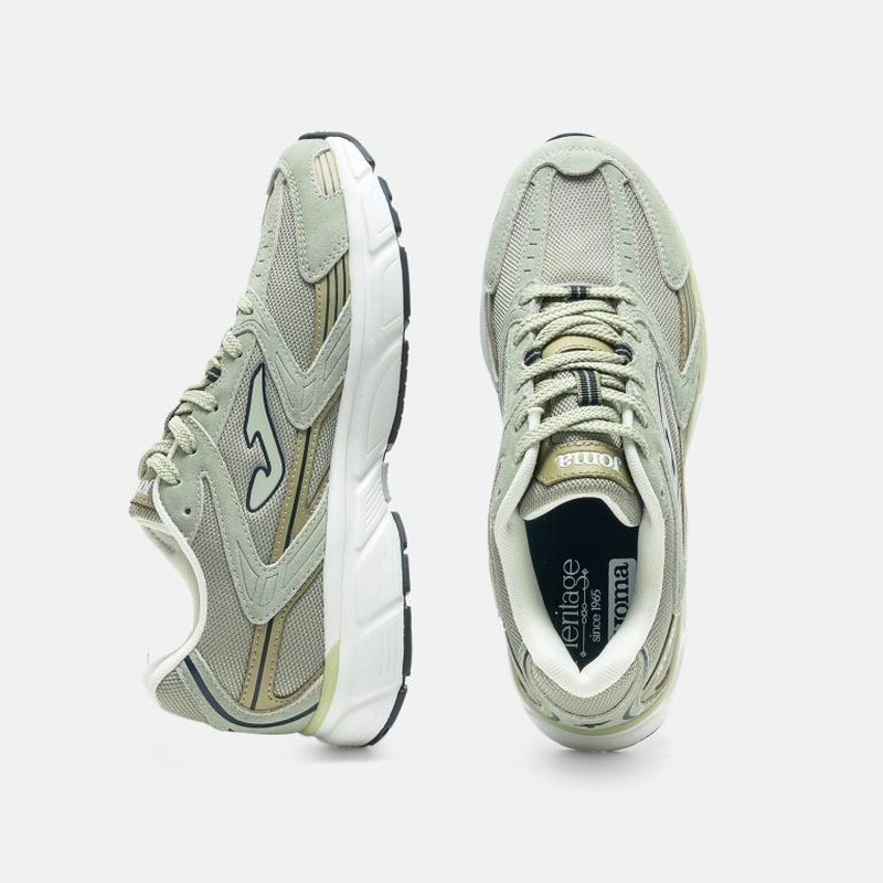 ZAPATILLAS CASUALES RT50 MEN 2623 VERDE MENTA BEIGE - 4