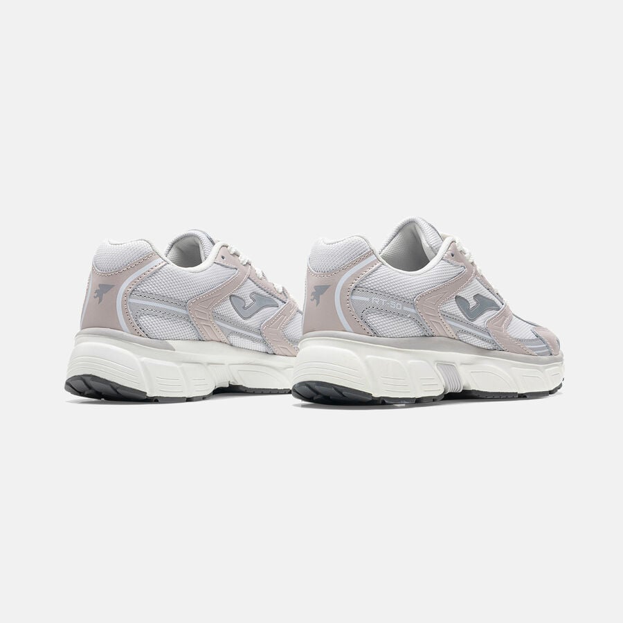 ZAPATILLAS CASUALES RT50 LADY 2619 ROSA NUDE GRIS PLATEADO - 3