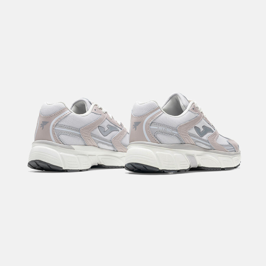 ZAPATILLAS CASUALES RT50 LADY 2619 ROSA NUDE GRIS PLATEADO - 3