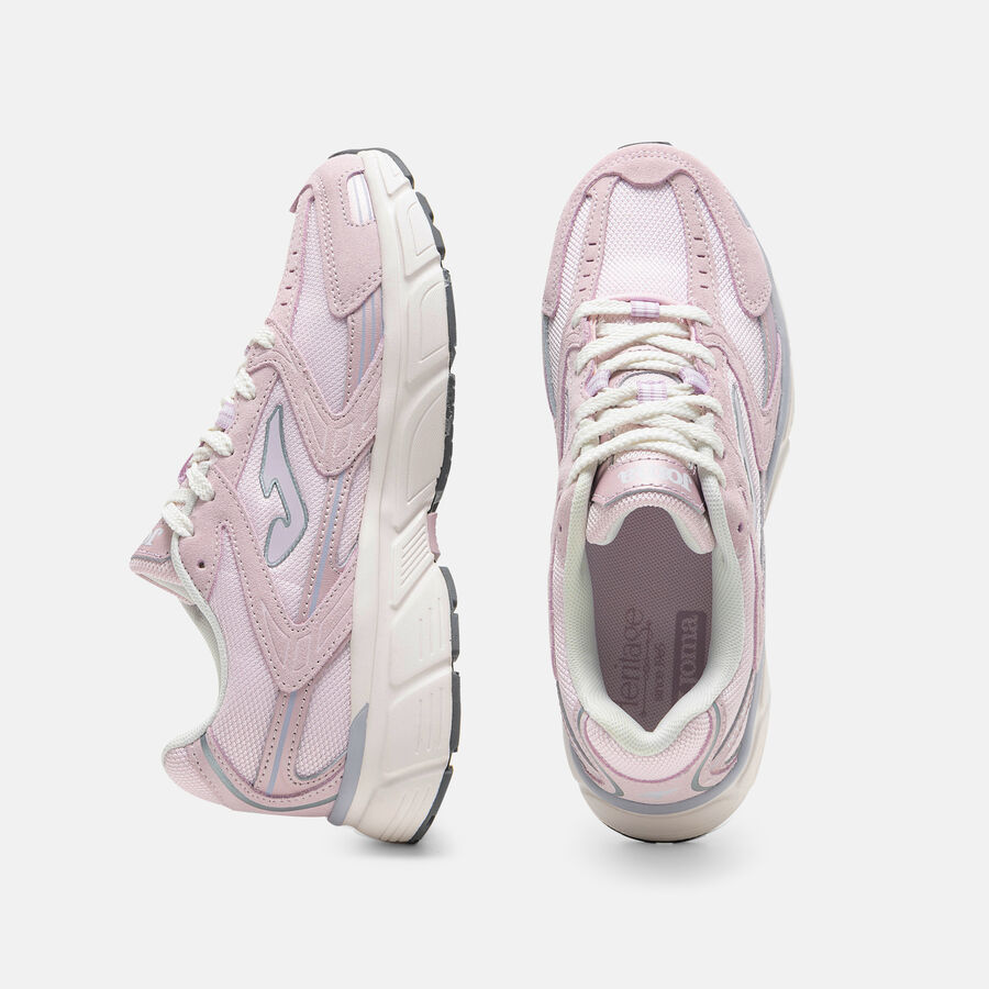 ZAPATILLAS CASUALES RT50 LADY 2613 ROSA GRIS - 4