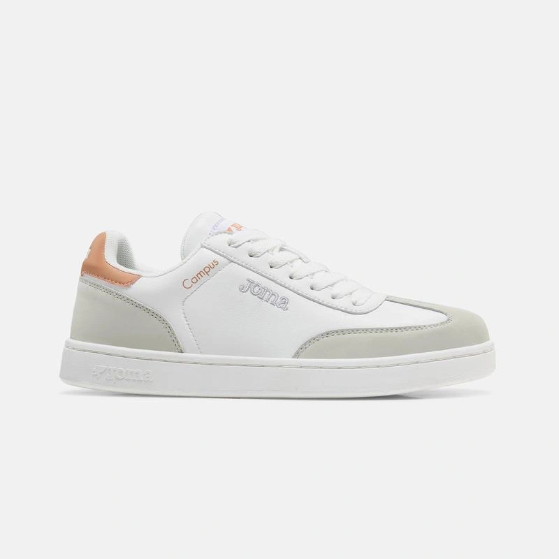 ZAPATILLAS CASUALES CAMPUS LADY 2629 BLANCO BEIGE NARANJA - 1