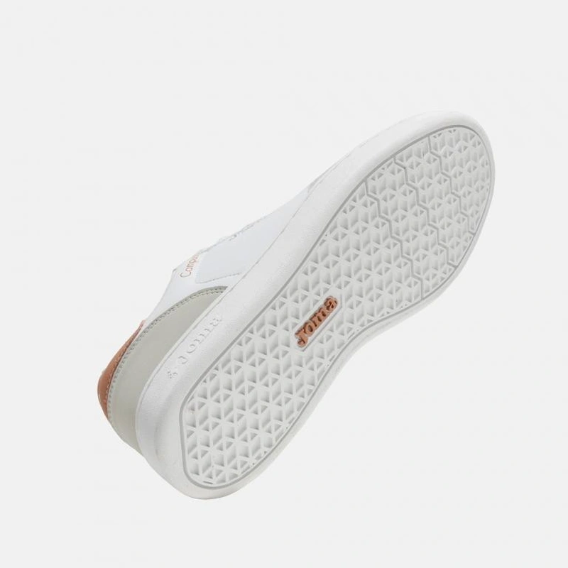 ZAPATILLAS CASUALES CAMPUS LADY 2629 BLANCO BEIGE NARANJA - 4