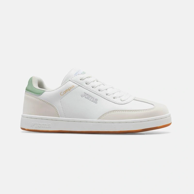 ZAPATILLAS CASUALES CAMPUS LADY 2615 BLANCO BEIGE VERDE - 1