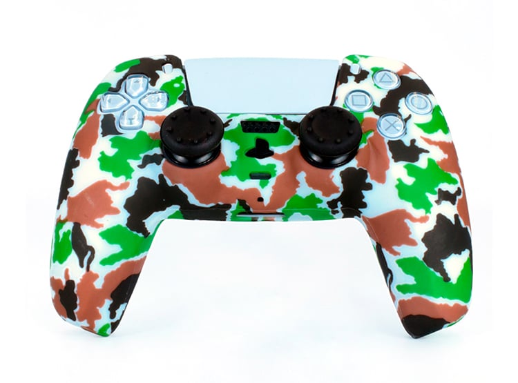FUNDA DE SILICONA PARA MANDO DE PS5 CAMUFLADO 2 SEPARADO - 1