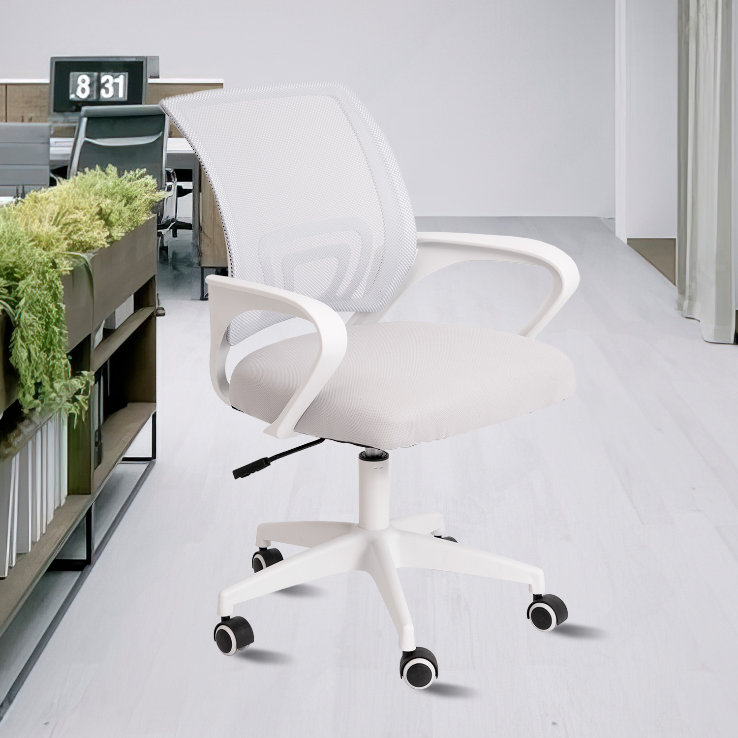 SILLA DE OFICINA ERGONÓMICA JANE CON SOPORTE LUMBAR - 7