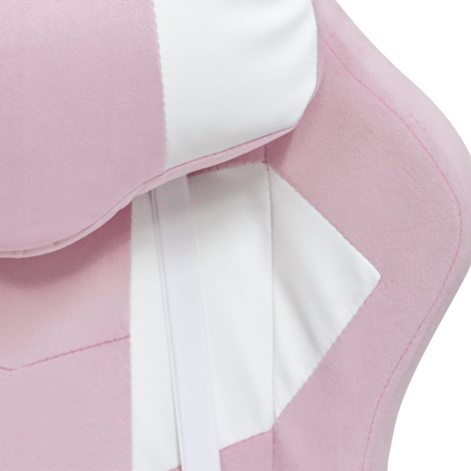 Silla Gamer Extingtion Sapp Gamuza-Cuerina Color Rosado - 4