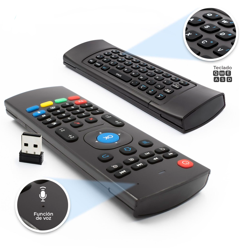 CONTROL ATP AIR FLY AIR MOUSE CON MINI TECLADO INALÁMBRICO Y VOZ - 7