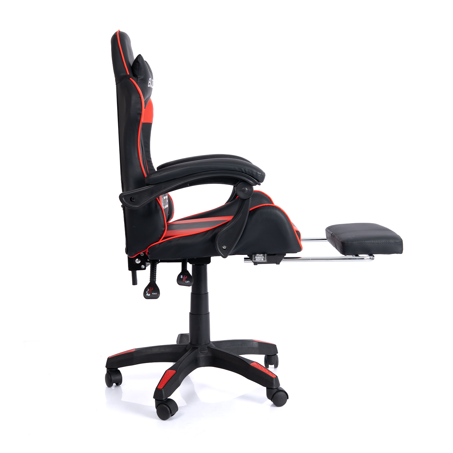 SILLA GAMER ERGONÓMICA BLAZZE LOOT - ROJO - 6
