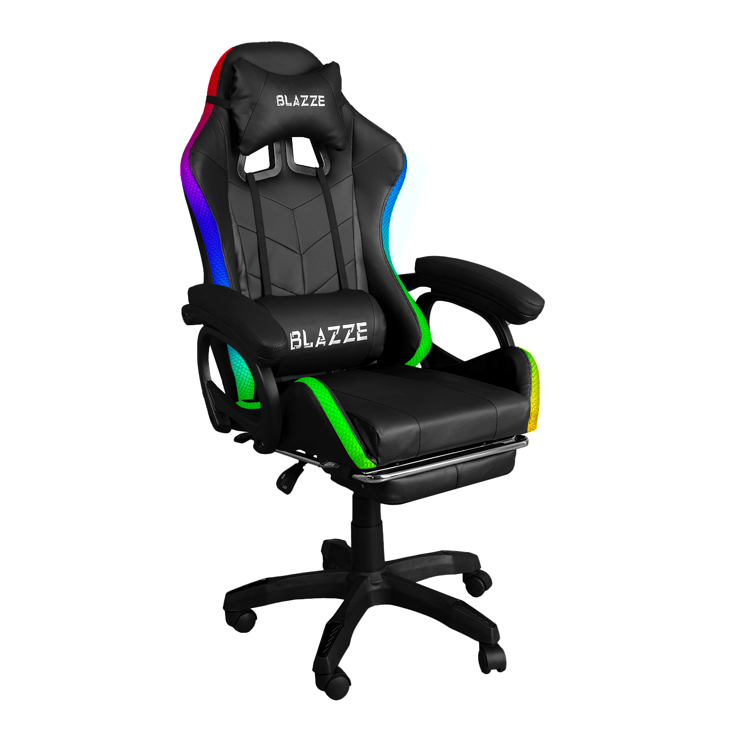 SILLA GAMER ERGONÓMICA BUFF RGB NEGRO - 1