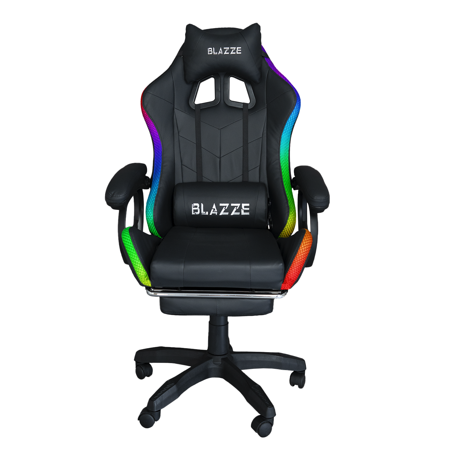 SILLA GAMER ERGONÓMICA BUFF RGB NEGRO - 6