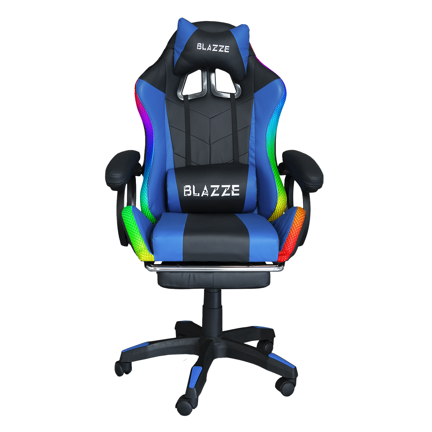 SILLA GAMER ERGONÓMICA BUFF RGB AZUL - 6