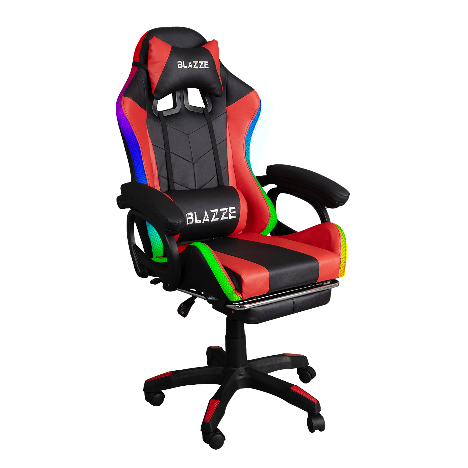 SILLA GAMER ERGONÓMICA BUFF RGB ROJO - 1