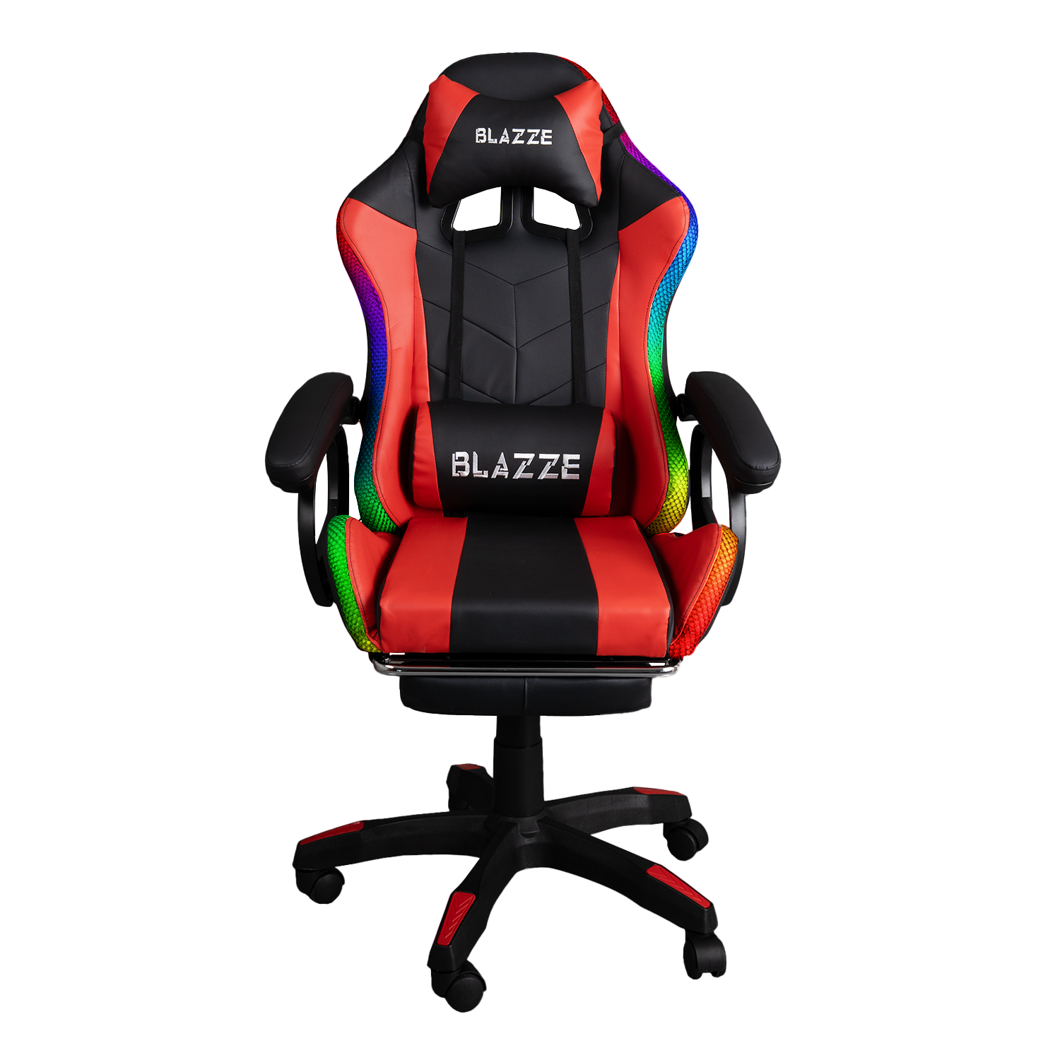 SILLA GAMER ERGONÓMICA BUFF RGB ROJO - 6