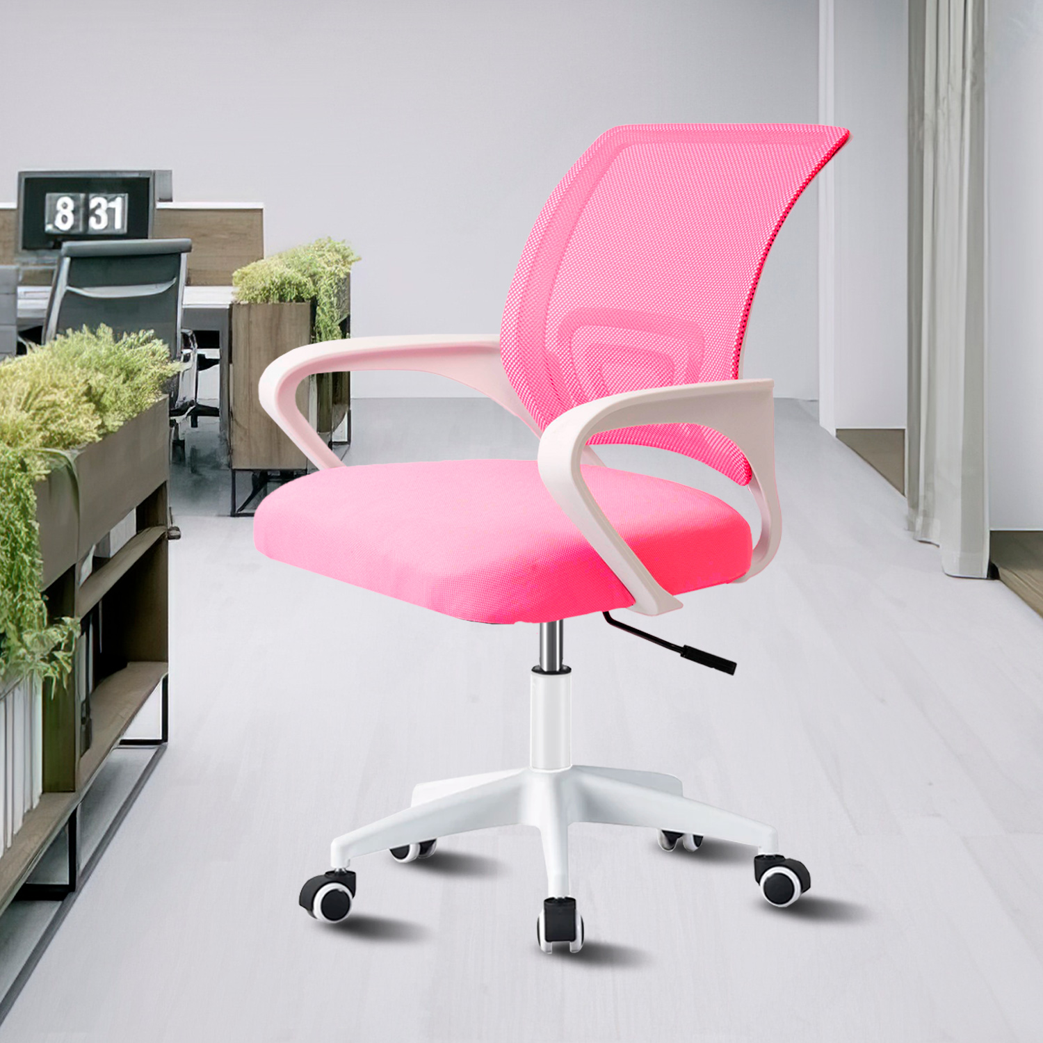SILLA DE OFICINA ERGONÓMICA AVA CON SOPORTE LUMBAR - 4
