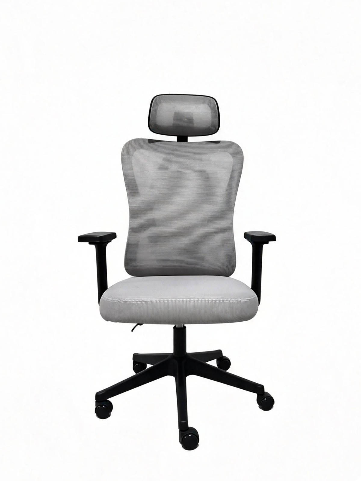 SILLA DE OFICINA INIUS ARI ERGONÓMICA CON MALLA ZYNCRO Y REPOSABRAZOS 3D GRIS - 2