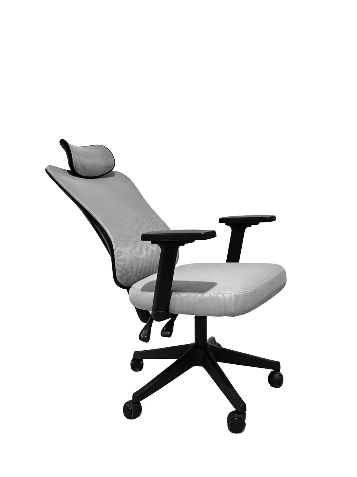SILLA DE OFICINA INIUS ARI ERGONÓMICA CON MALLA ZYNCRO Y REPOSABRAZOS 3D GRIS - 7