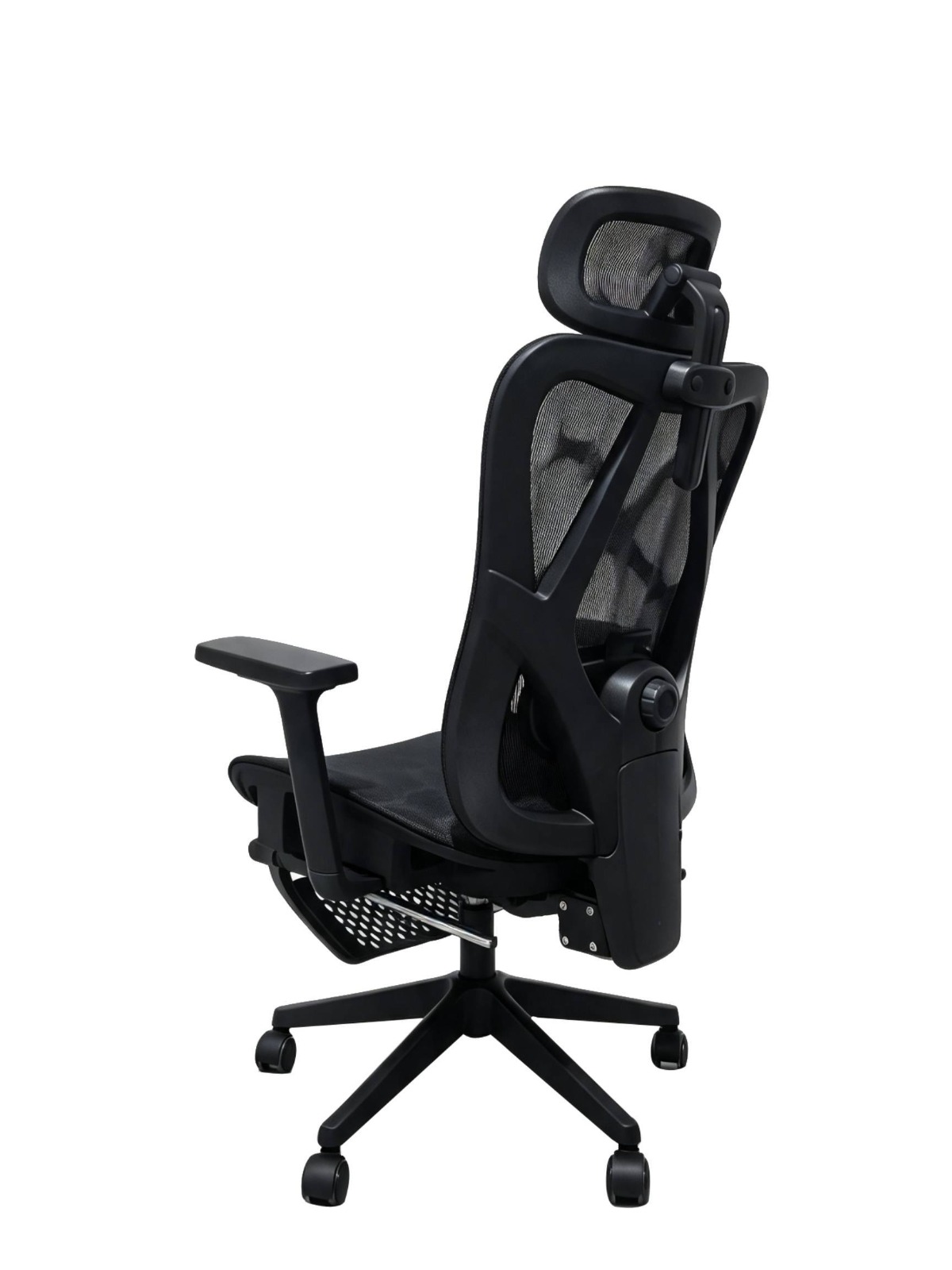 SILLA DE OFICINA INIUS AGNAR ERGONÓMICA RECLINABLE 135° CON REPOSAPIÉS Y REPOSABRAZOS 3D NEGRO - 6