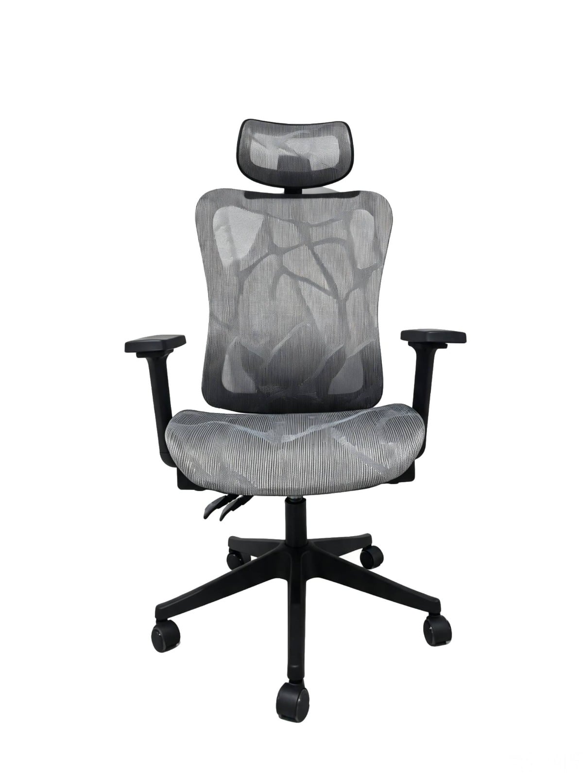SILLA DE OFICINA INIUS AGNAR ERGONÓMICA RECLINABLE 135° CON REPOSABRAZOS 3D GRIS - 2