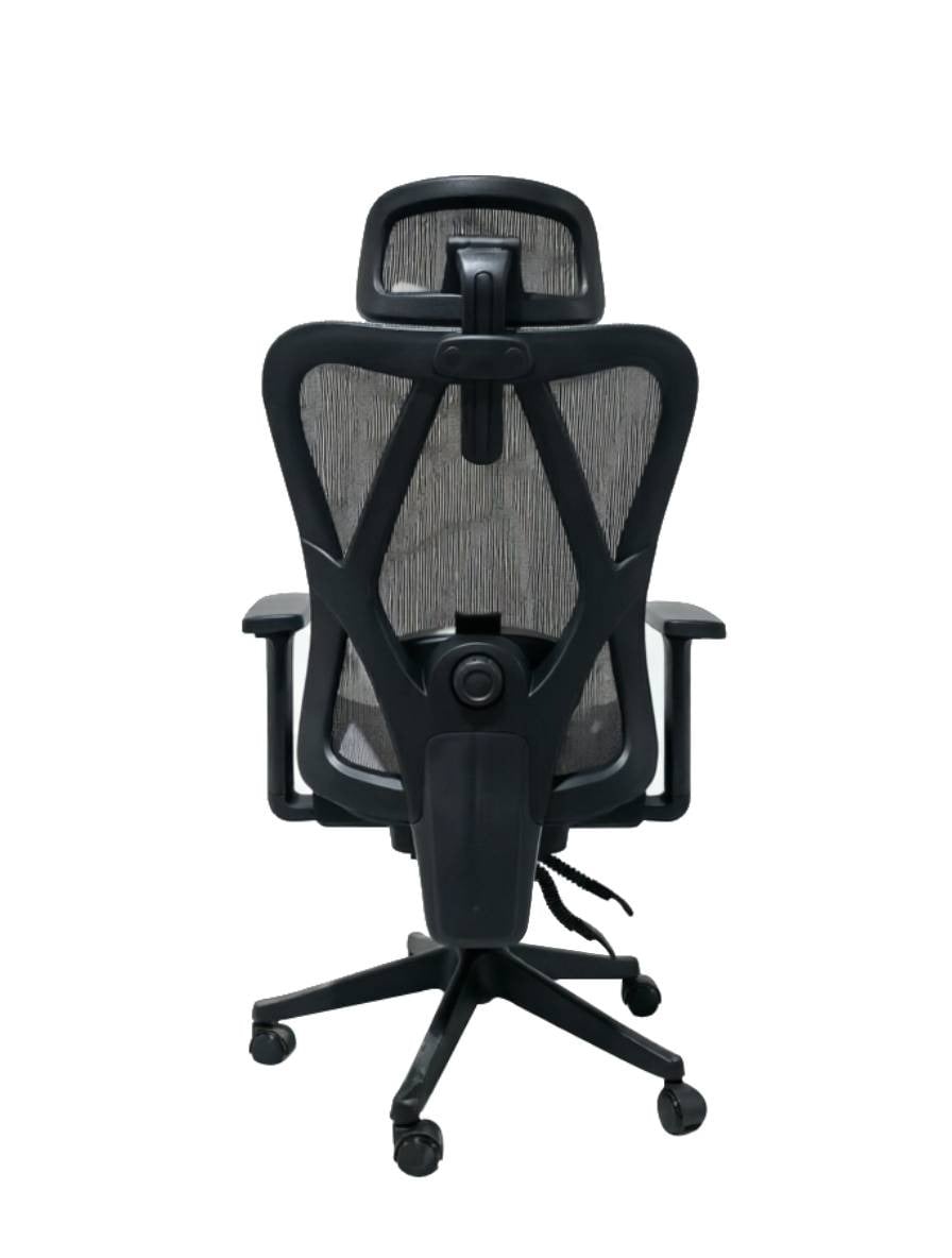 SILLA DE OFICINA INIUS AGNAR ERGONÓMICA RECLINABLE 135° CON REPOSABRAZOS 3D GRIS - 4