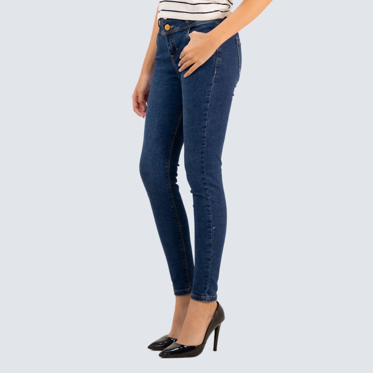 JEANS ALGODÓN MUJER PARADA111 GLAM SKINNY - 2