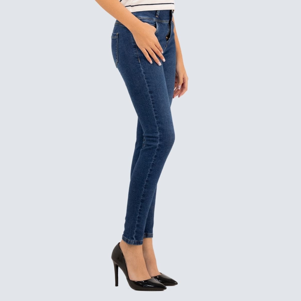 JEANS ALGODÓN MUJER PARADA111 GLAM SKINNY - 4