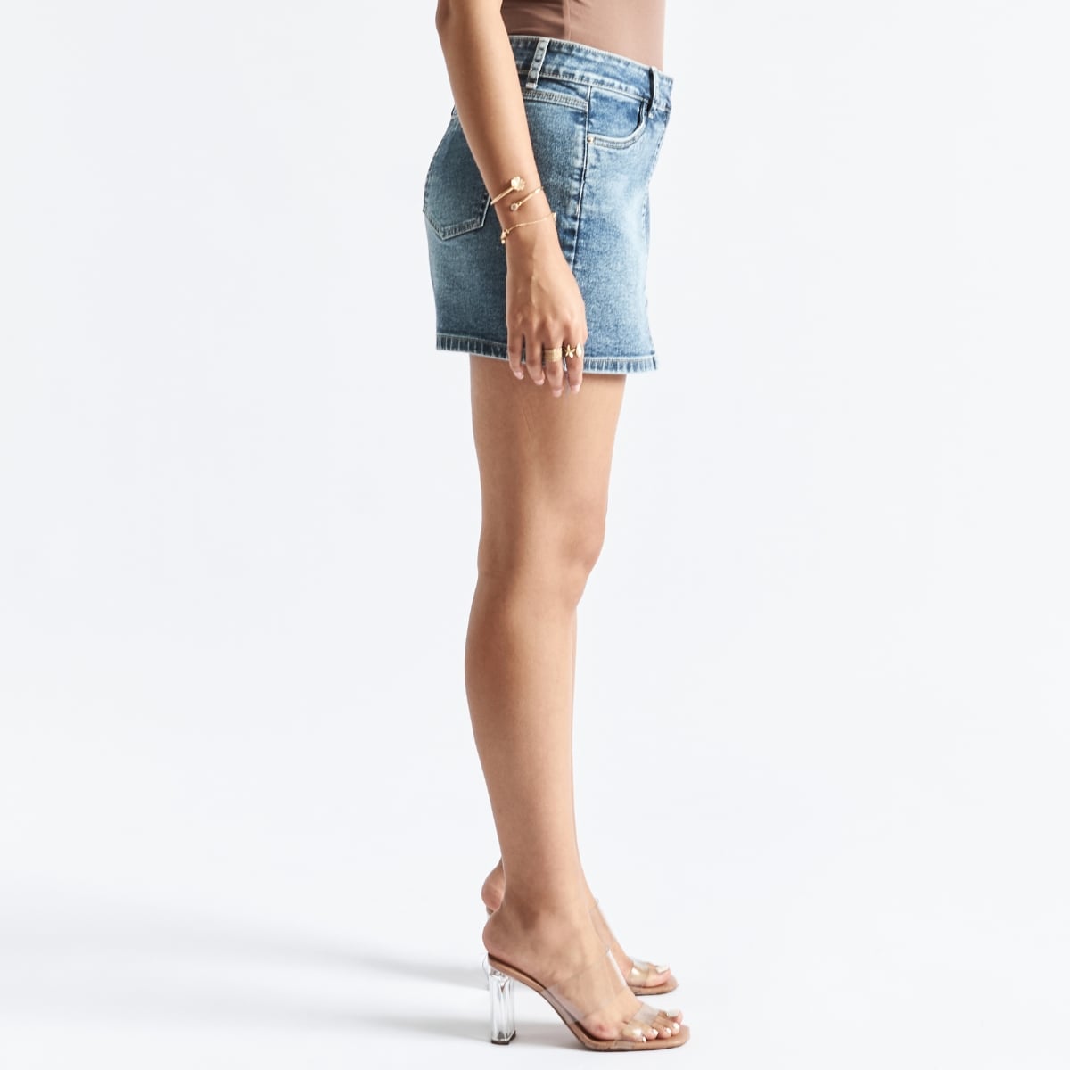 SHORT FALDA CINTURA MUJER PARADA111 AMAIAX - 2
