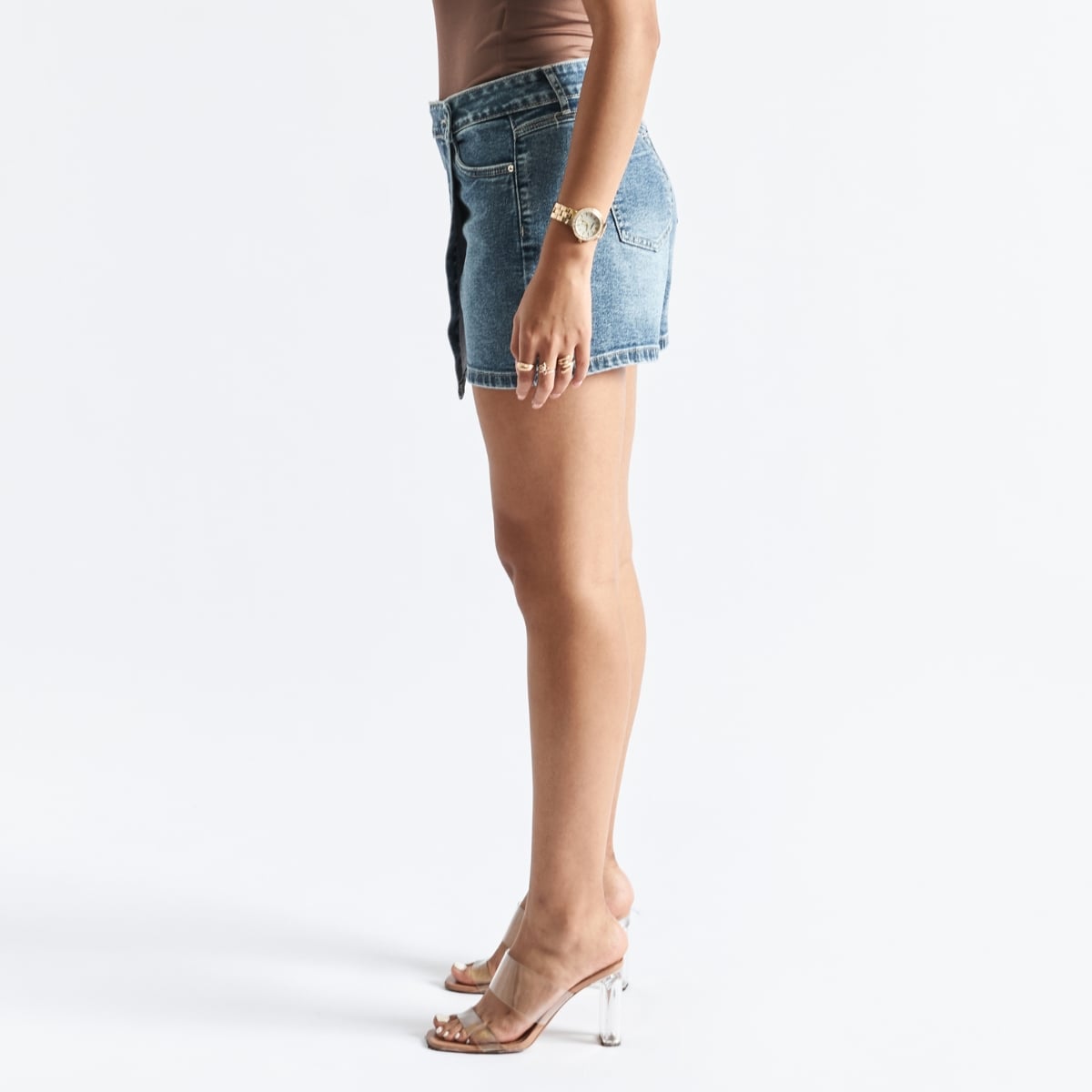 SHORT FALDA CINTURA MUJER PARADA111 AMAIAX - 3