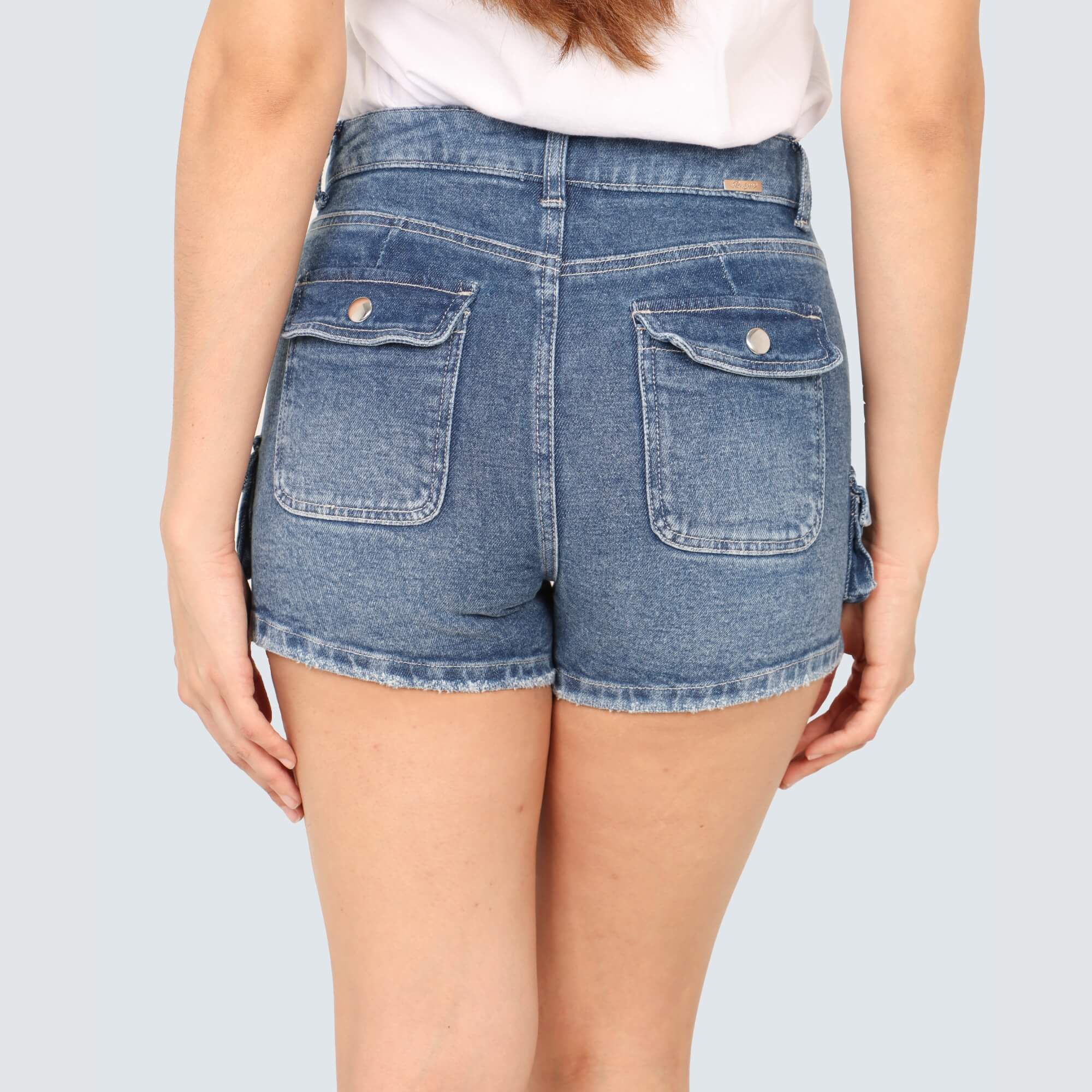 SHORT CARGO MODA MUJER PARADA111 BRUNA - 2