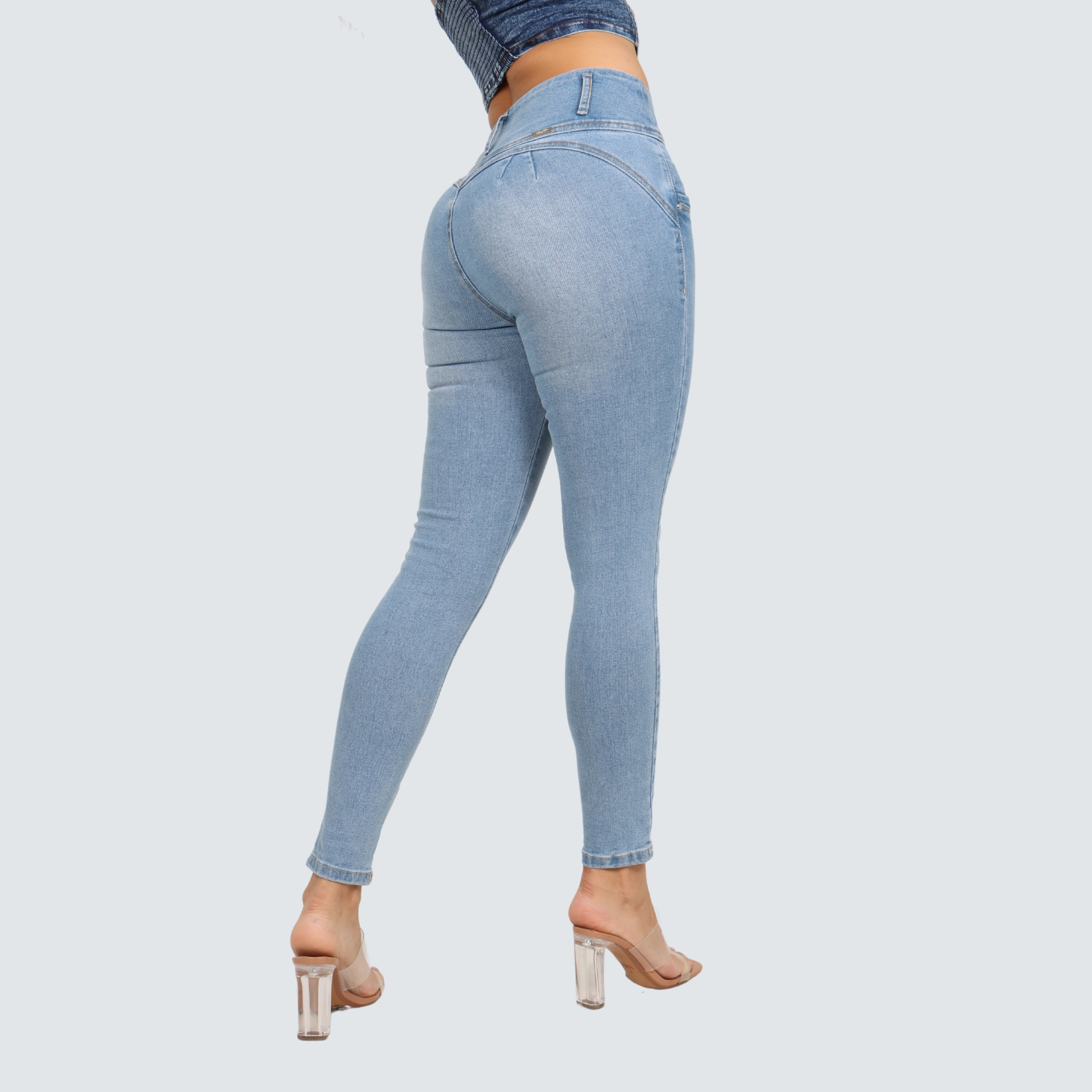 JEAN SKINNY CINTURA MUJER PARADA111 COCO - 2