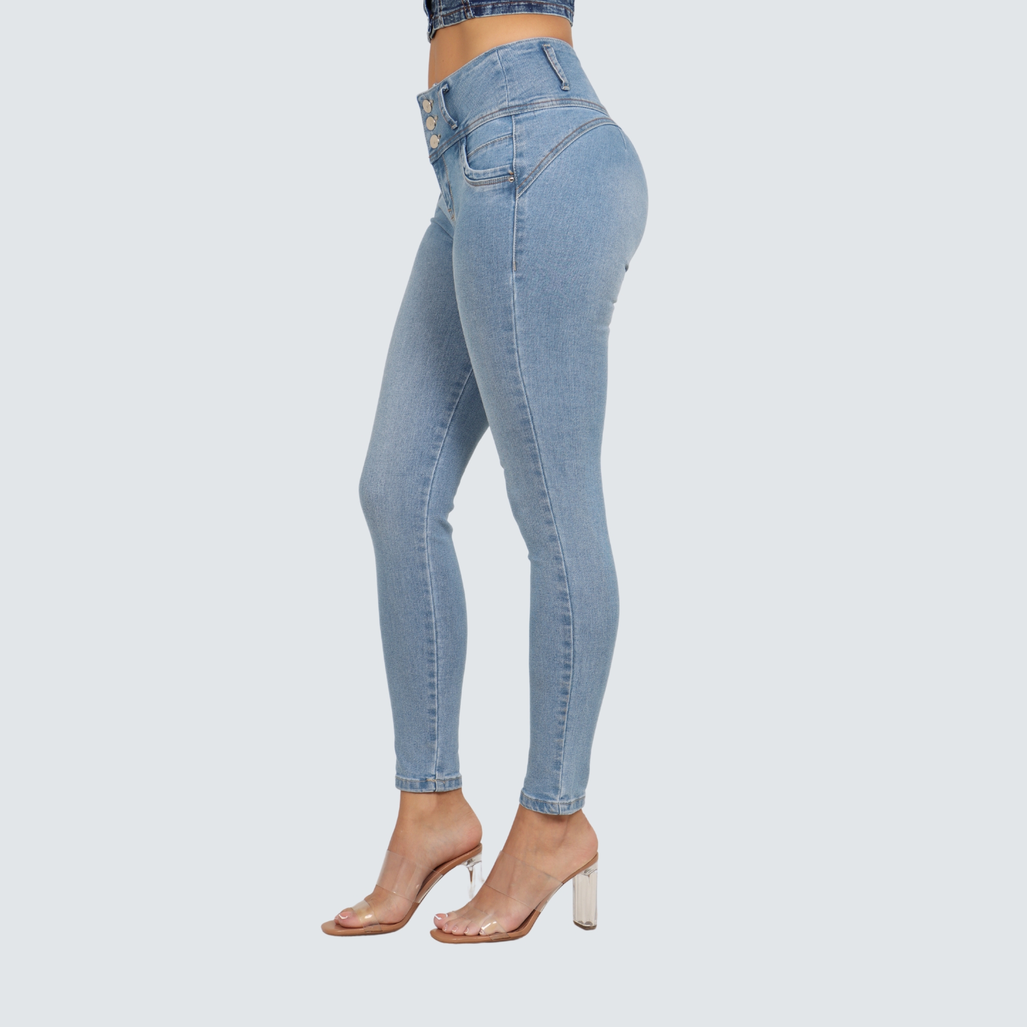 JEAN SKINNY CINTURA MUJER PARADA111 COCO - 3