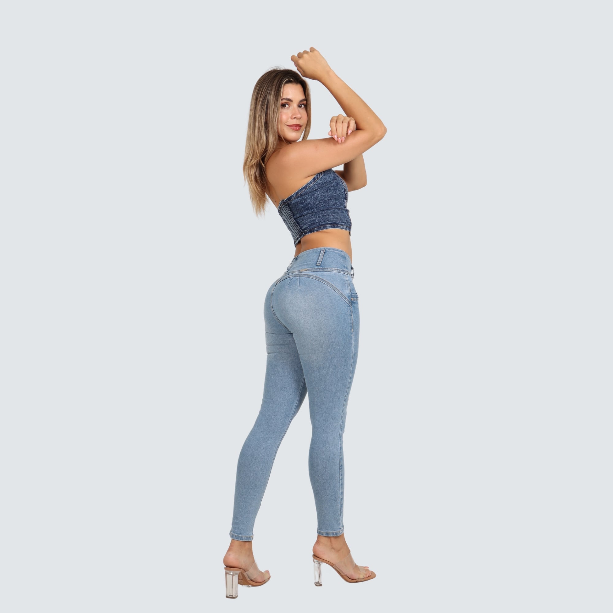 JEAN SKINNY CINTURA MUJER PARADA111 COCO - 4