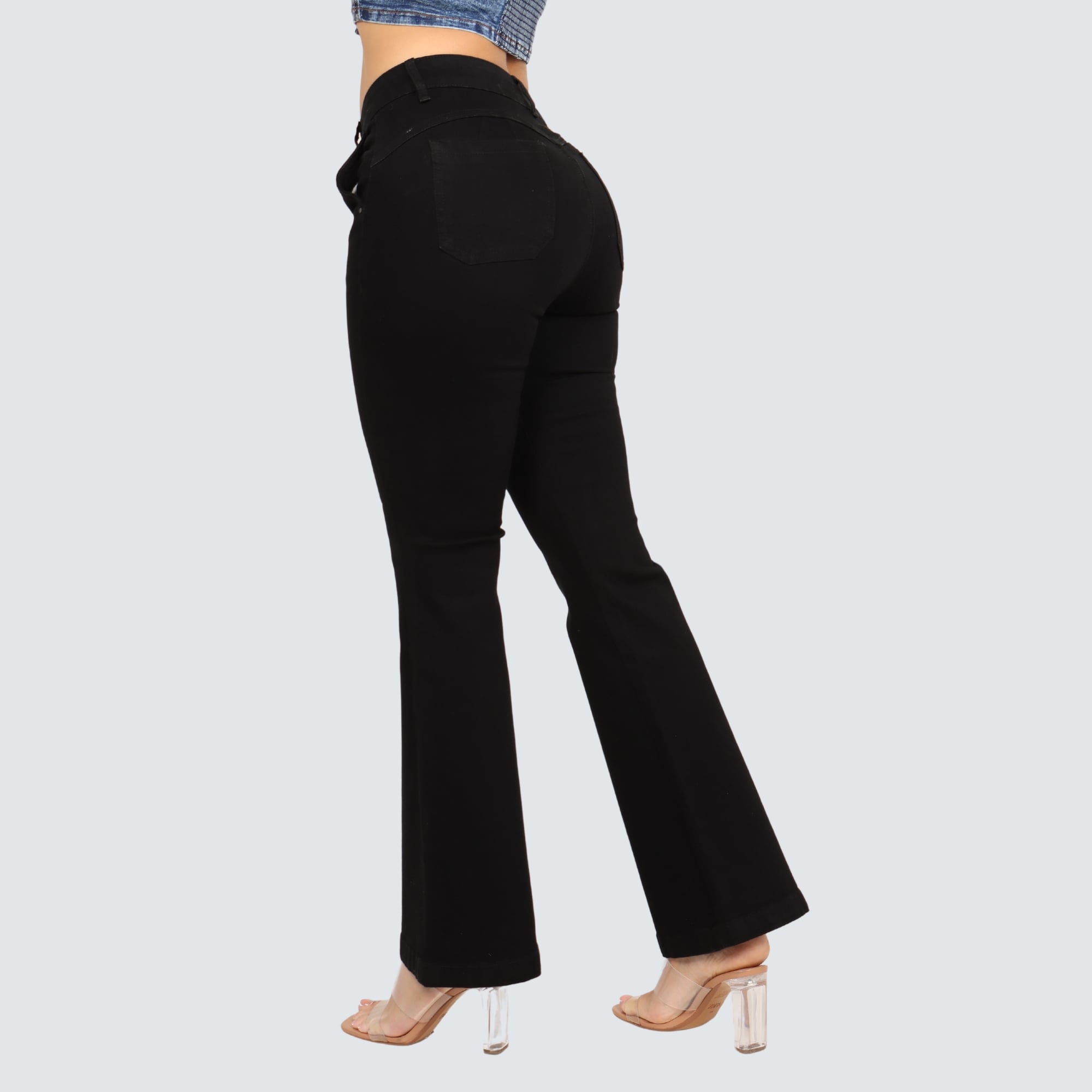 JEAN FLARE CINTURA MUJER PARADA111 CRYSTAL - 2