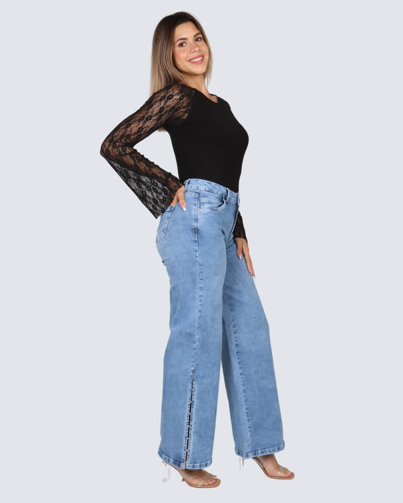 JEAN WIDE LEG MUJER PARADA111 VALERIAX - 1