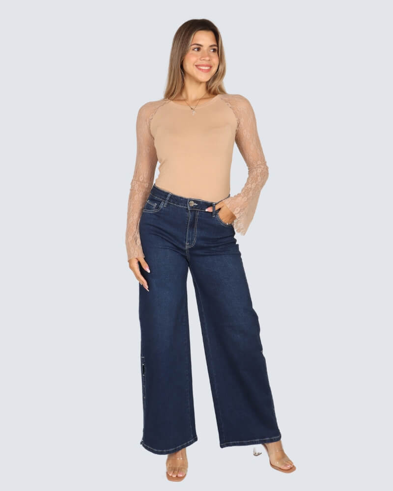 JEAN WIDE LEG MUJER PARADA111 VALERIAX - 5