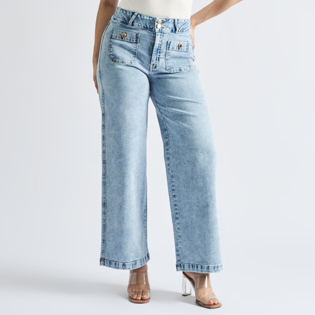 JEAN WIDE LEG MUJER PARADA111 NEREA - 1