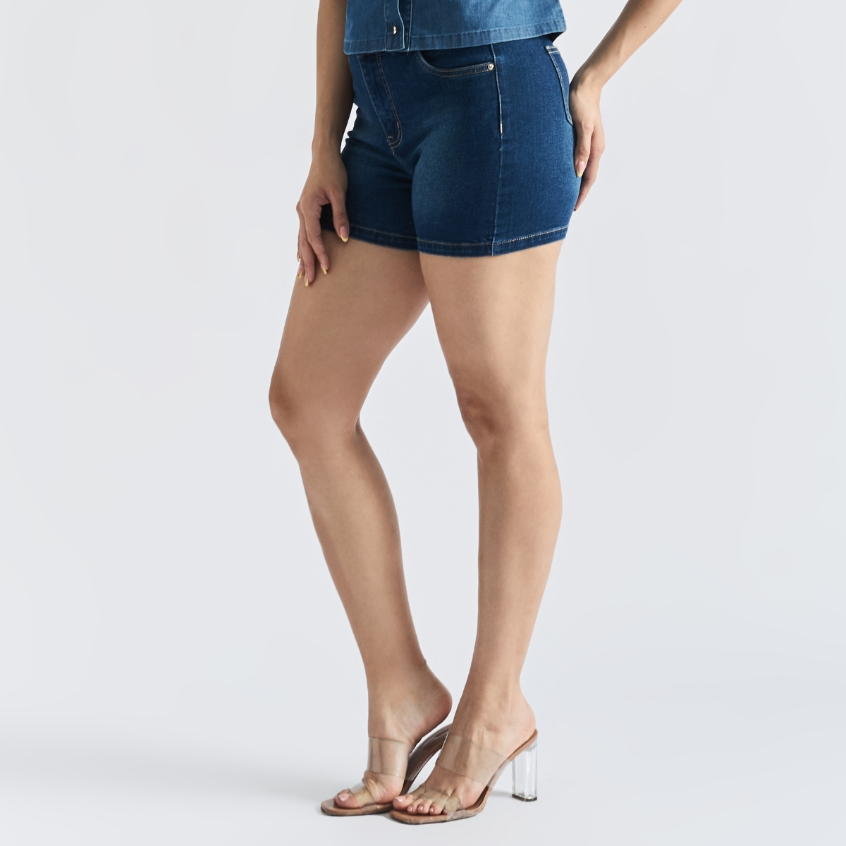SHORT BÁSICO CINTURA MUJER PARADA111 ISLAX - 2