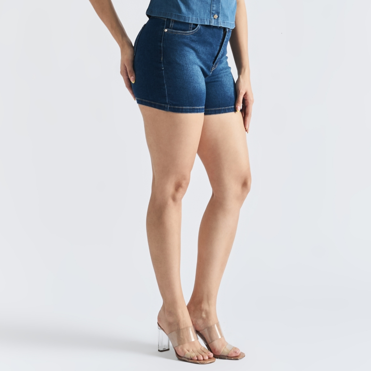 SHORT BÁSICO CINTURA MUJER PARADA111 ISLAX - 3