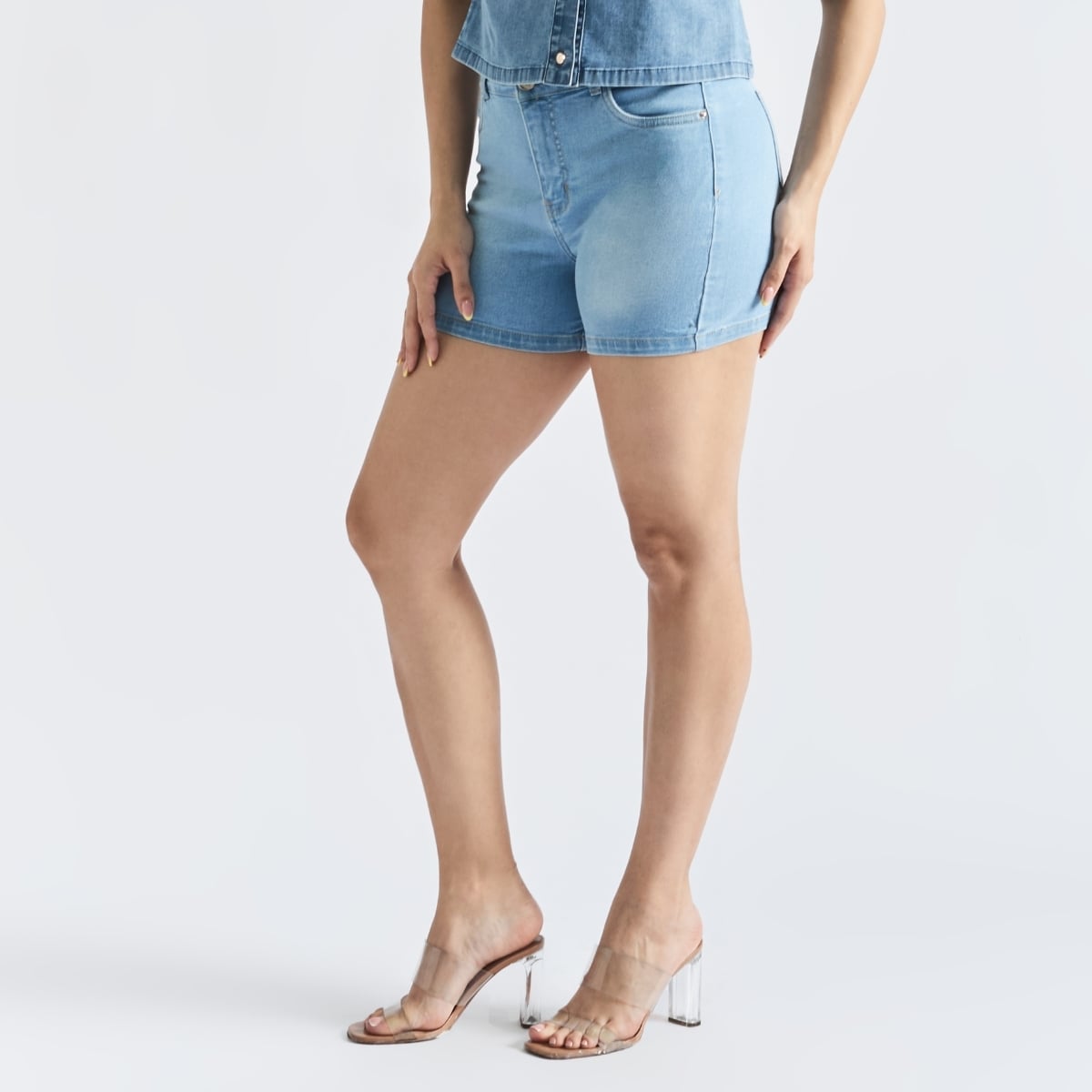 SHORT BÁSICO CINTURA MUJER PARADA111 ISLAX - 3
