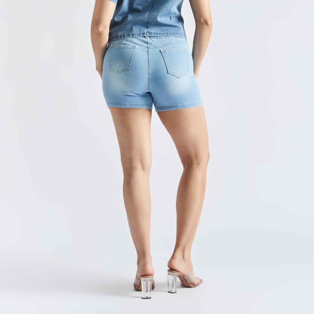 SHORT BÁSICO CINTURA MUJER PARADA111 ISLAX - 4