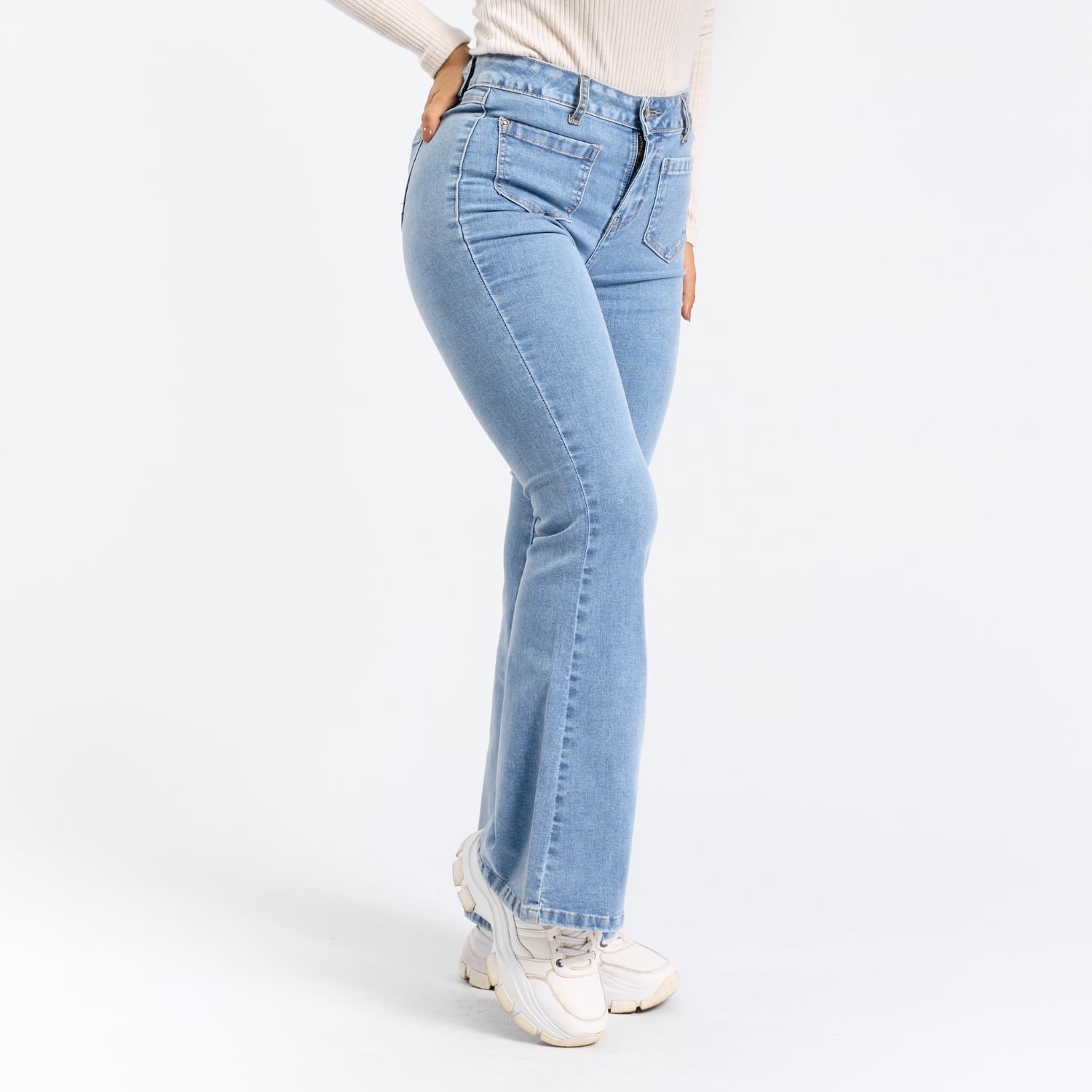 JEAN FLARE MUJER PARADA111 JANDYX - 2